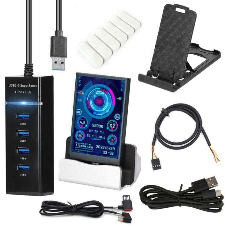 3.5 Inch IPS USB Computer Monitor with Multi-Monitor Functionality