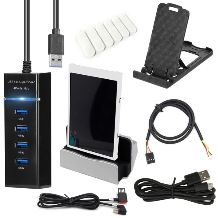 3.5-inch IPS USB Computer Monitor with Multi-Monitor Functionality (White)