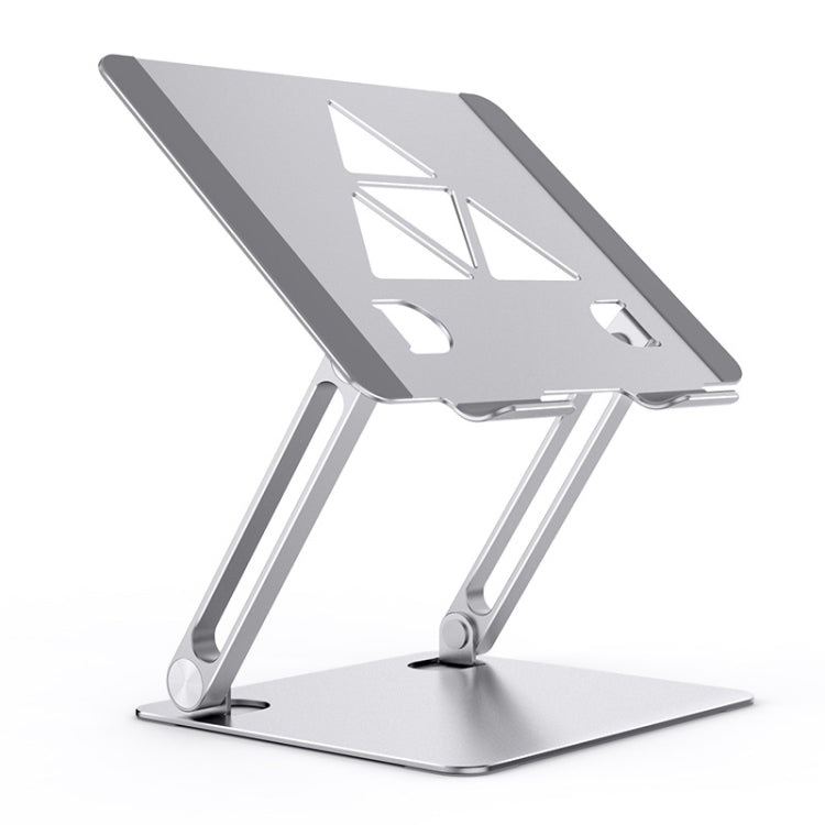 Portable Aluminum Laptop Tablet Stand with Adjustable Height and Enhanced Heat Dissipation
