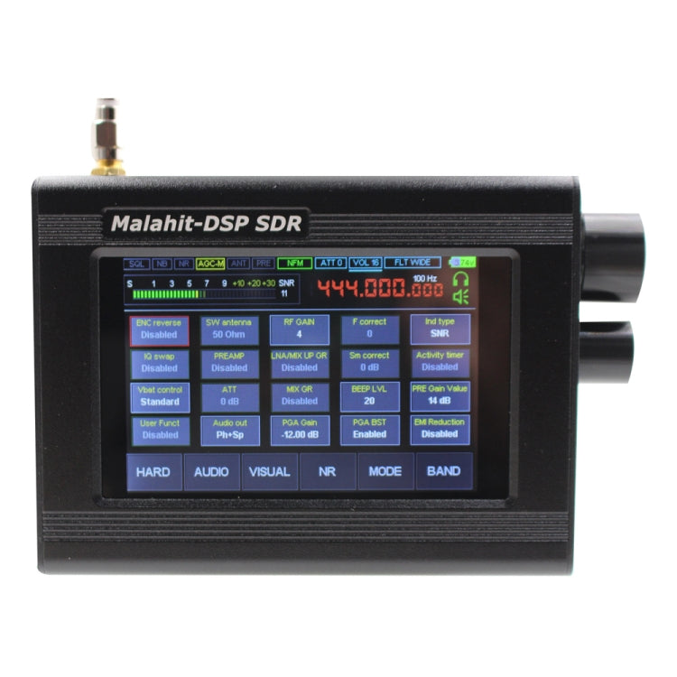 1.10D Version 50KHz-2GHz SDR Malachite Receiver with 3.5 Inch Touch Screen