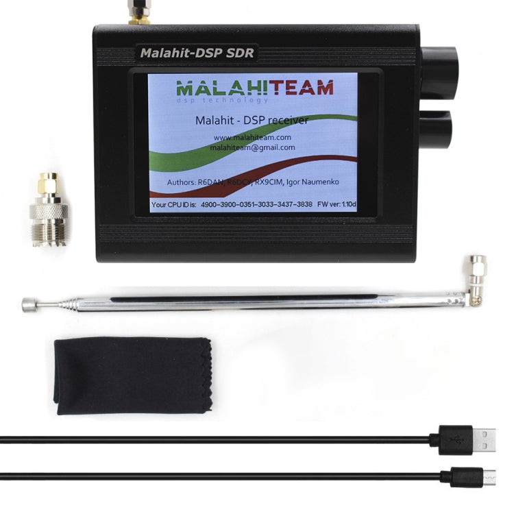 1.10D Version 50KHz-2GHz SDR Malachite Receiver with 3.5 Inch Touch Screen