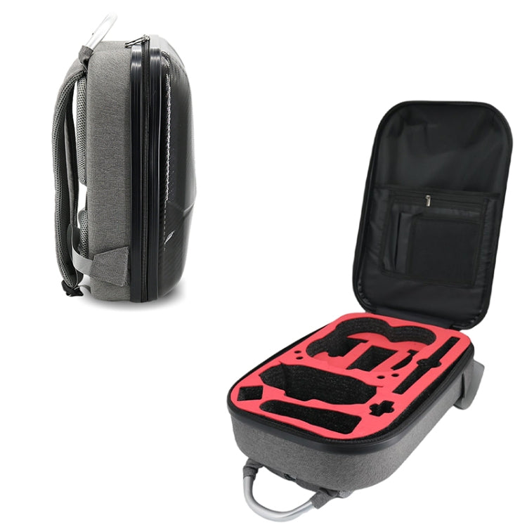 Durable Black and Gray Shockproof and Waterproof Backpack for DJI Avata Carbon Fiber