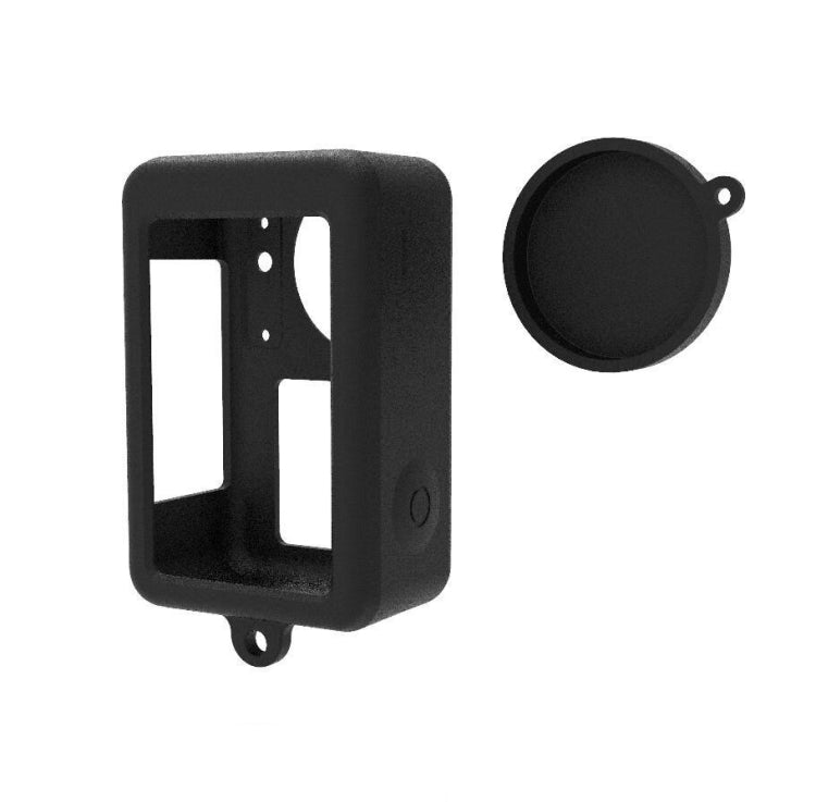Durable Black Silicone Case with Lens Cap for DJI Osmo Action 3
