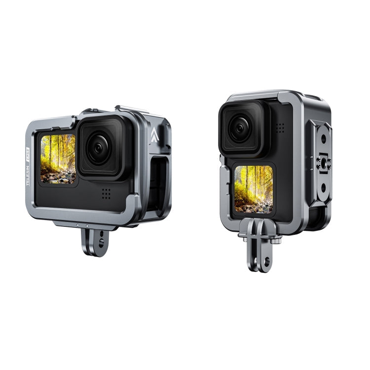 TELESIN Vertical Shooting Aluminium Alloy Frame Case for GoPro Hero11 Black / HERO10 Black / HERO9 Black