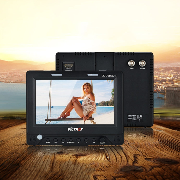 VILTROX DC-70EX 7 Inch 4K HD Camera Director Monitor