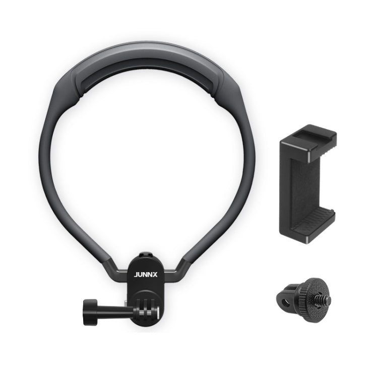 JUNNX Bracket Neck Mount For Action Cameras & Smartphones with 180 Degree Bend