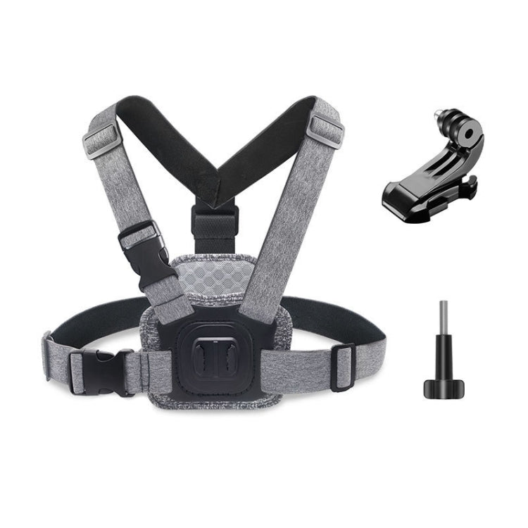 XD-001 Chest Strap Mount for Action Cameras and Smartphones with Magnetic Base and Dual Camera Position
