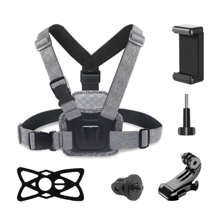 Chest Strap Mount for Action Cameras and Smartphones