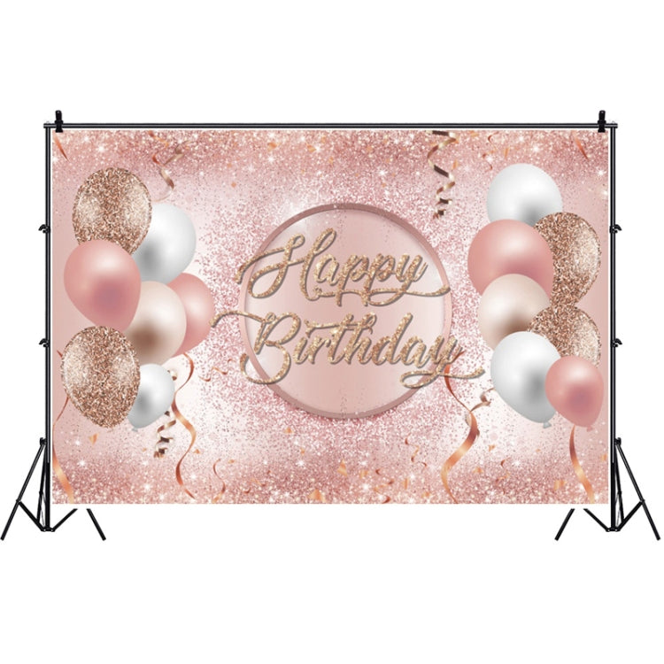 Rose Gold Birthday Party Photography Background Cloth