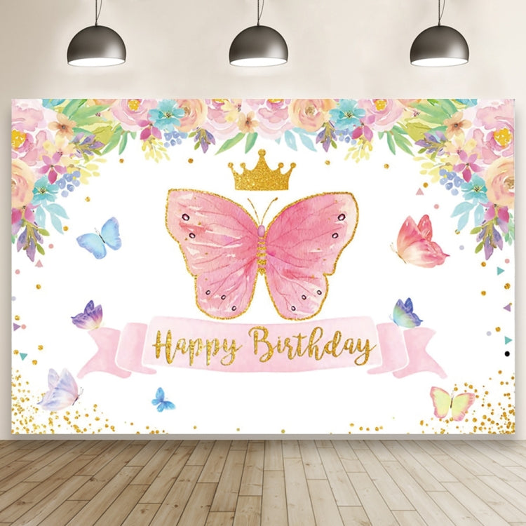 Durable Butterfly Photography and Party Backdrop Cloth