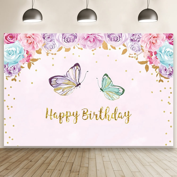Butterfly Pattern Photography Backdrop - 1.5m x 1m