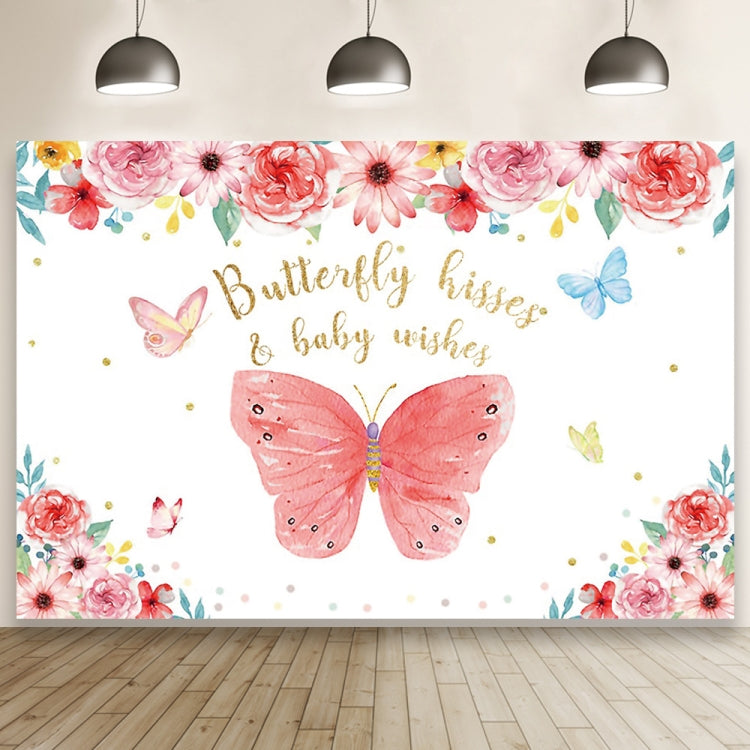 Butterfly Pattern Photography Backdrop - Durable and Versatile Background Cloth
