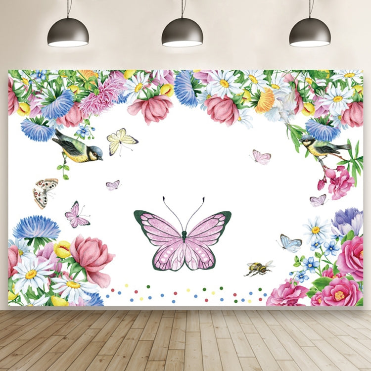 Butterfly Pattern Photography Backdrop Cloth - 1.5m x 1m