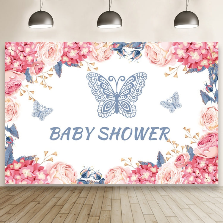 Butterfly Pattern Photography Backdrop Cloth - 1.5m x 1m