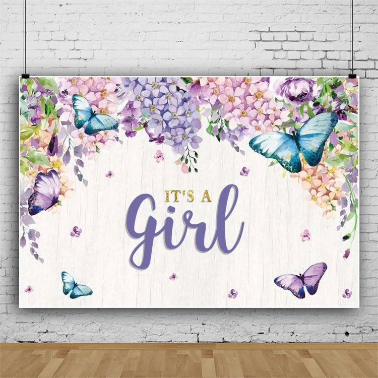 Butterfly Pattern Photography Backdrop Cloth with 3D Printing
