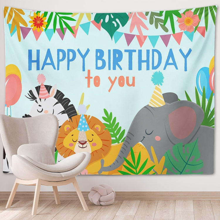 Happy Birthday Photo Backdrop Party Tapestry - 200x150cm
