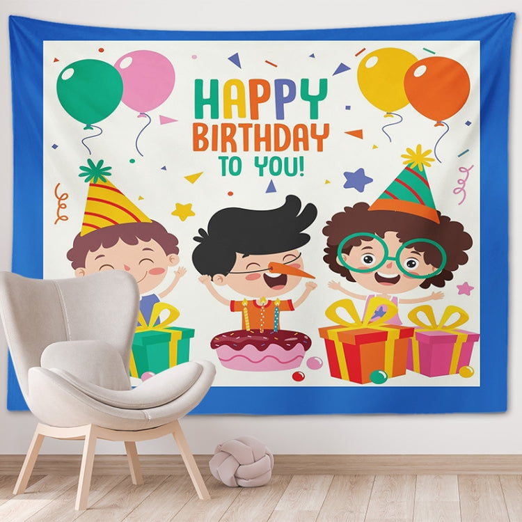 Happy Birthday Party Photo Backdrop Tapestry - 230x150cm (GT56-4)