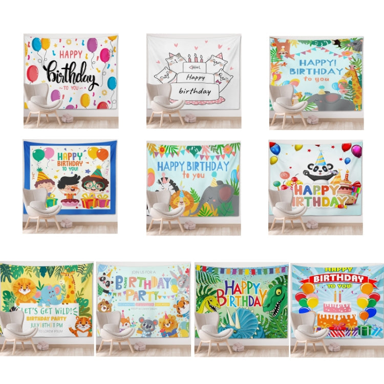 Birthday Party Photo Backdrop Tapestry - 230x150cm (GT56-5)