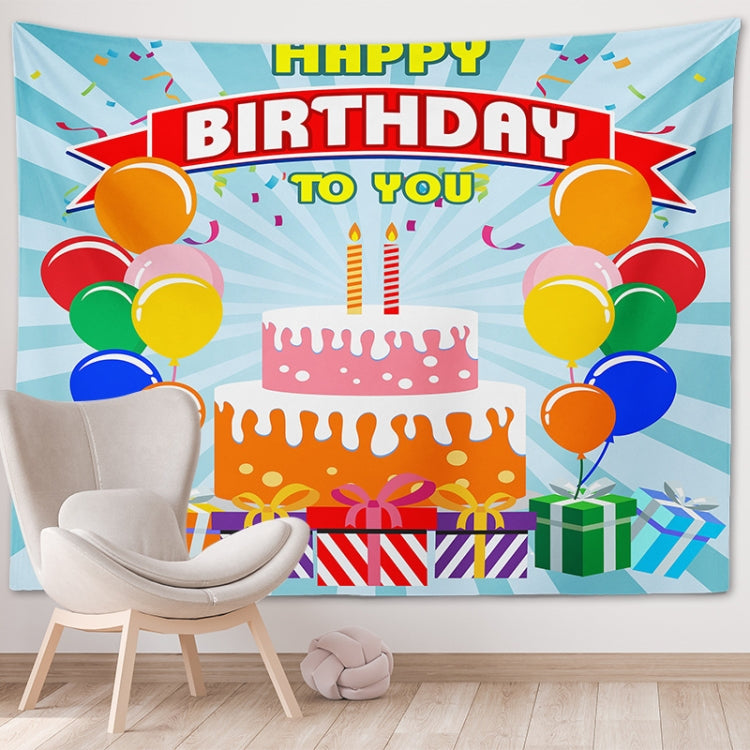 Happy Birthday Party Decoration Tapestry and Photography Backdrop