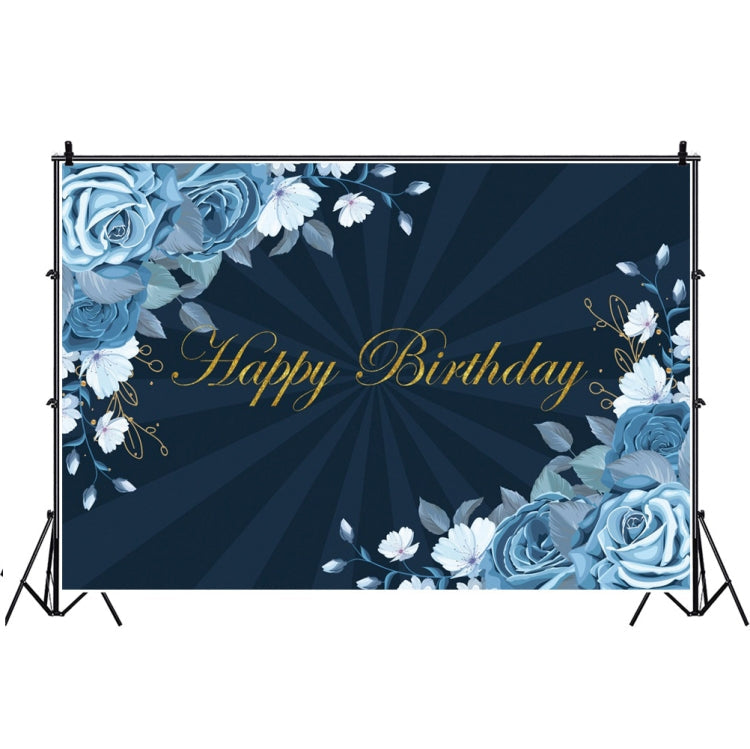 Flower Series Happy Birthday Party Photography Background Cloth - 1.5m x 1m (MSC00298)