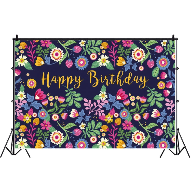 1.5m x 1m Flower Series Birthday Party Photography Backdrop (MSC00334)