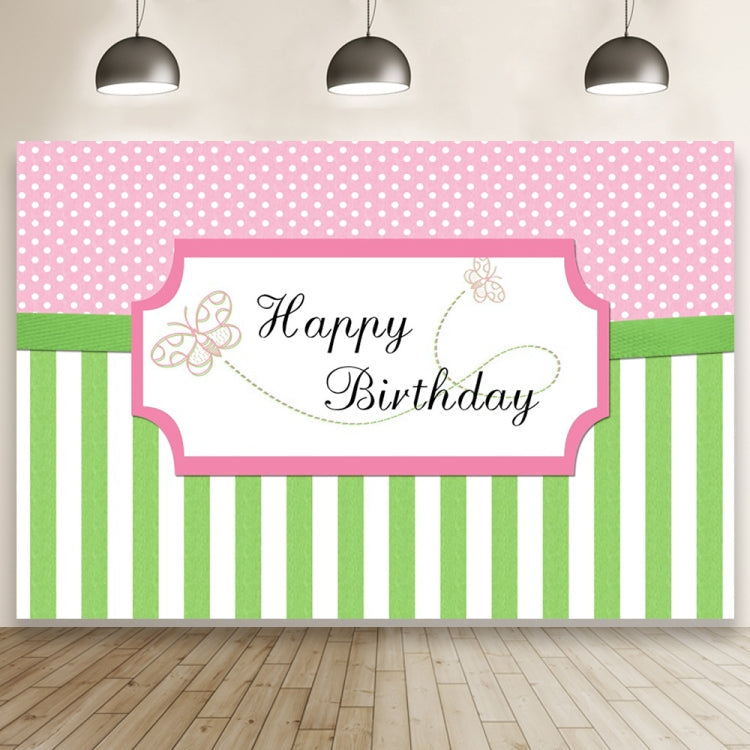 Happy Birthday Party Flower Series Photography Background Cloth 1.5m x 1m