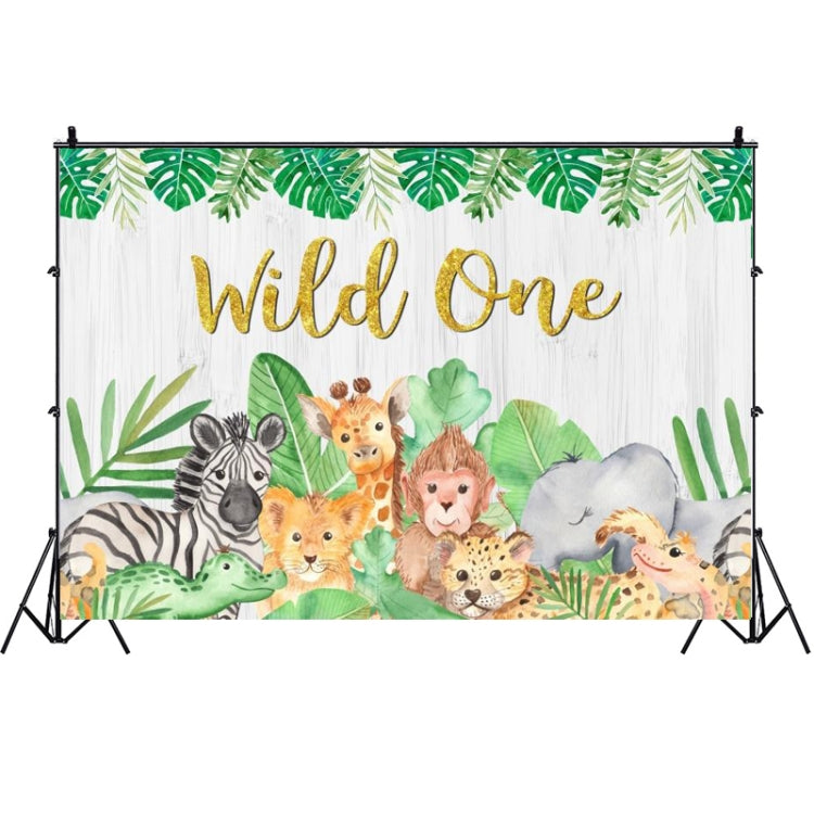 Animal Forest Cartoon Birthday Party Banquet Decoration Photo Background Cloth