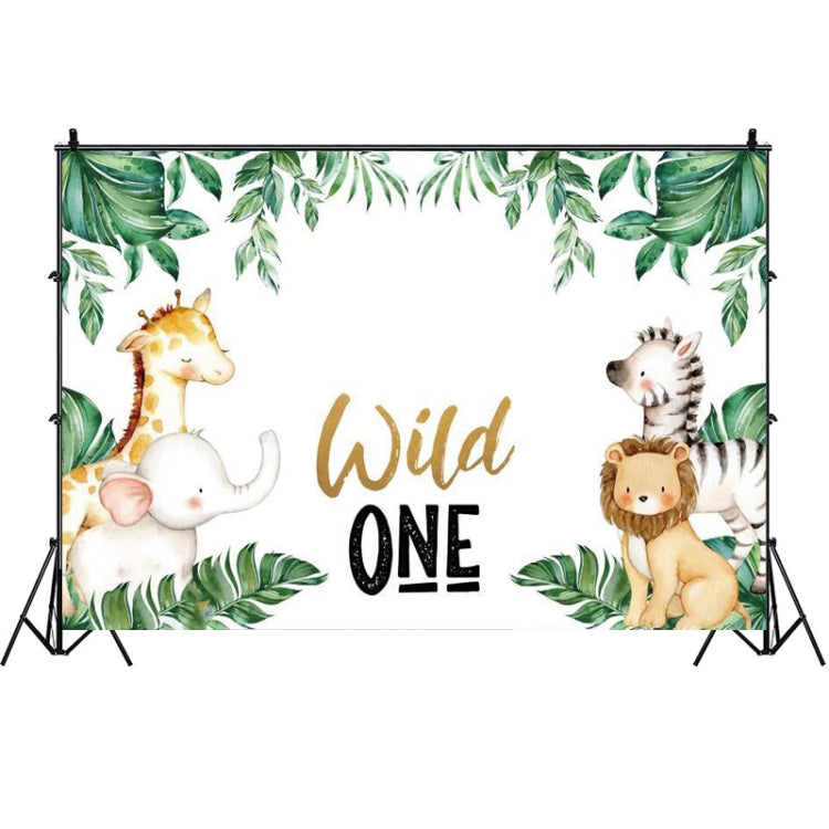 Animal Forest Cartoon Birthday Party Photo Background Cloth