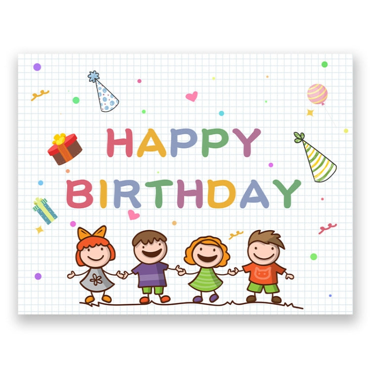 Vibrant Birthday Party and Photoshoot Background Cloth - 90x70cm (Handle)