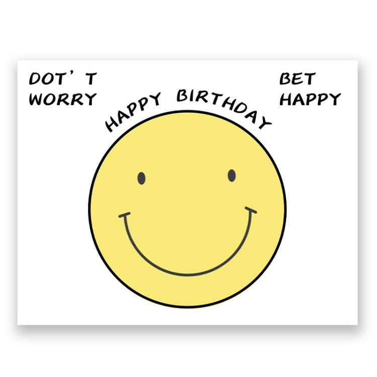 Smile Face Birthday Party Photography Background Cloth