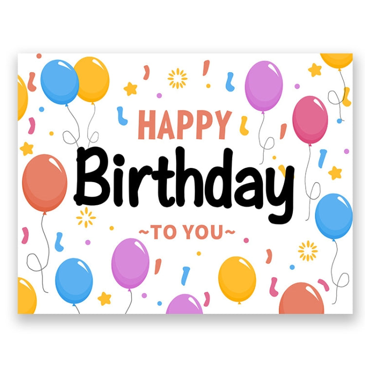 HB017 Birthday Party Background Cloth - 125x100cm, Waterproof and Non-Fading