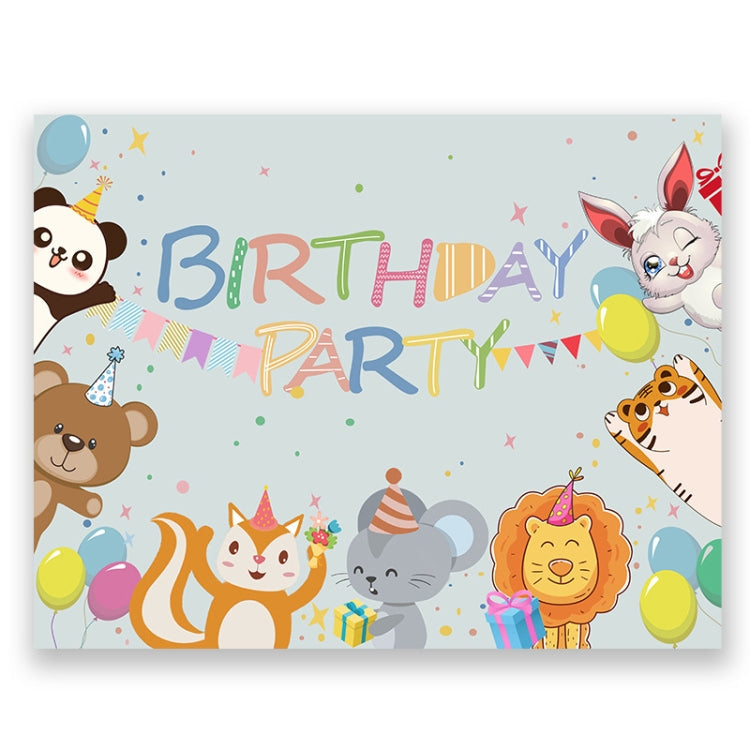 Colorful Birthday Party Background Cloth Decoration - 125x100cm (HB022)