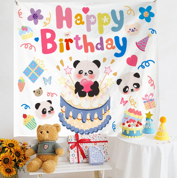 Birthday Party Photography Velvet Hanging Cloth - 150x200cm