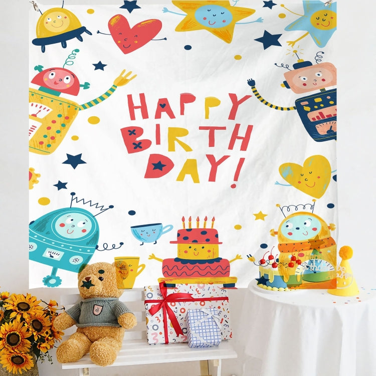Children's Birthday Party Photo Wall Backdrop - Velvet Hanging Cloth