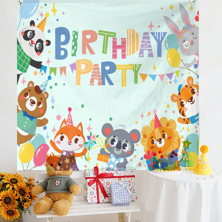 Velvet Birthday Photo Wall Cloth - 150x230cm