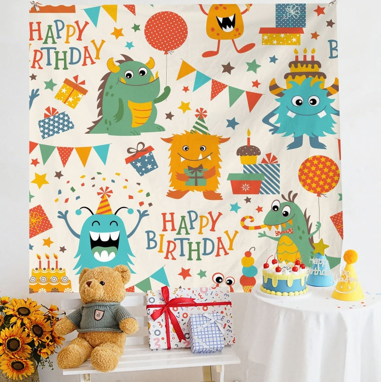 Velvet Birthday Party Photo Backdrop - 150x230cm