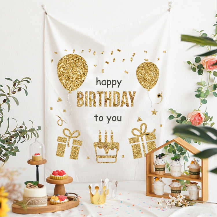 Velvet Birthday Party Background Cloth - 150x200cm