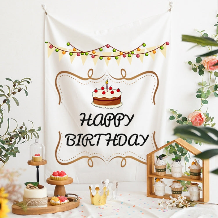 Velvet Birthday Party Background Cloth - 150x200cm