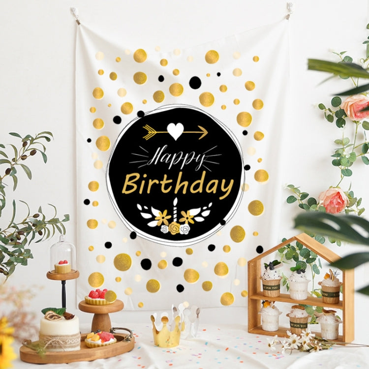 Birthday Party Photography Background Cloth - 150x200cm Velvet Cloth