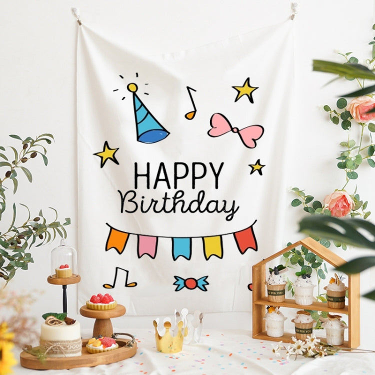 Children's Birthday Party Photo Backdrop with Washable, High-Quality Velvet Cloth