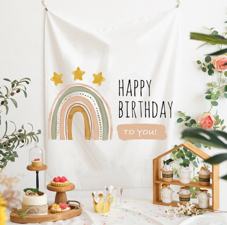 GT282 Birthday Background Cloth 150x200cm Velvet Cloth