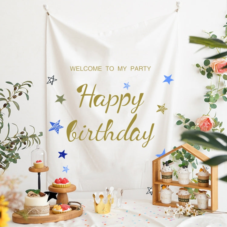 GT282 Birthday Party and Photo Shoot Background Cloth - 150x200cm Velvet Cloth