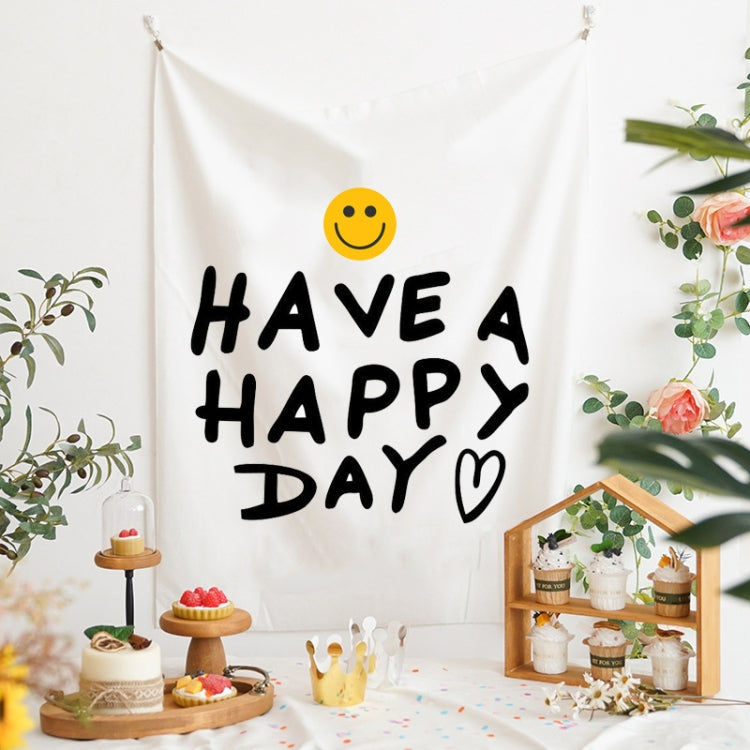 Charming Birthday Party Background Cloth for Children's Photos - 150x200cm Velvet