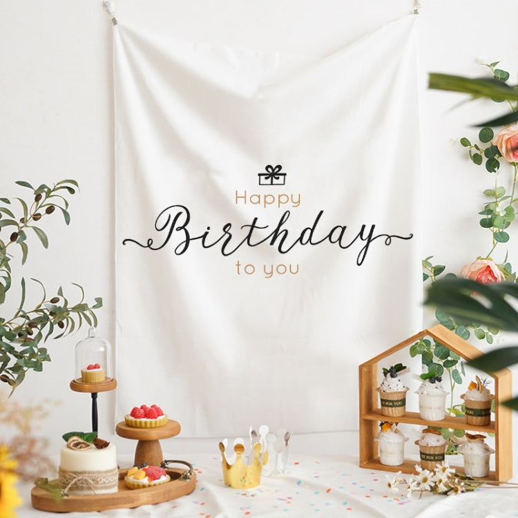 Birthday Party Background Cloth for Children's Photos - 150x200cm Velvet Cloth