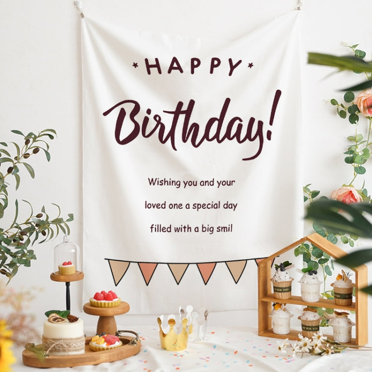 Birthday Party Photography Background Cloth - 150x200cm Velvet Cloth