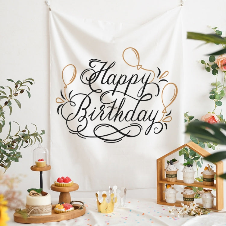 Velvet Birthday Photography Backdrop - 150x200cm
