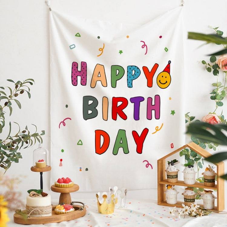 Luxurious Velvet Birthday Background Cloth - 150x200cm