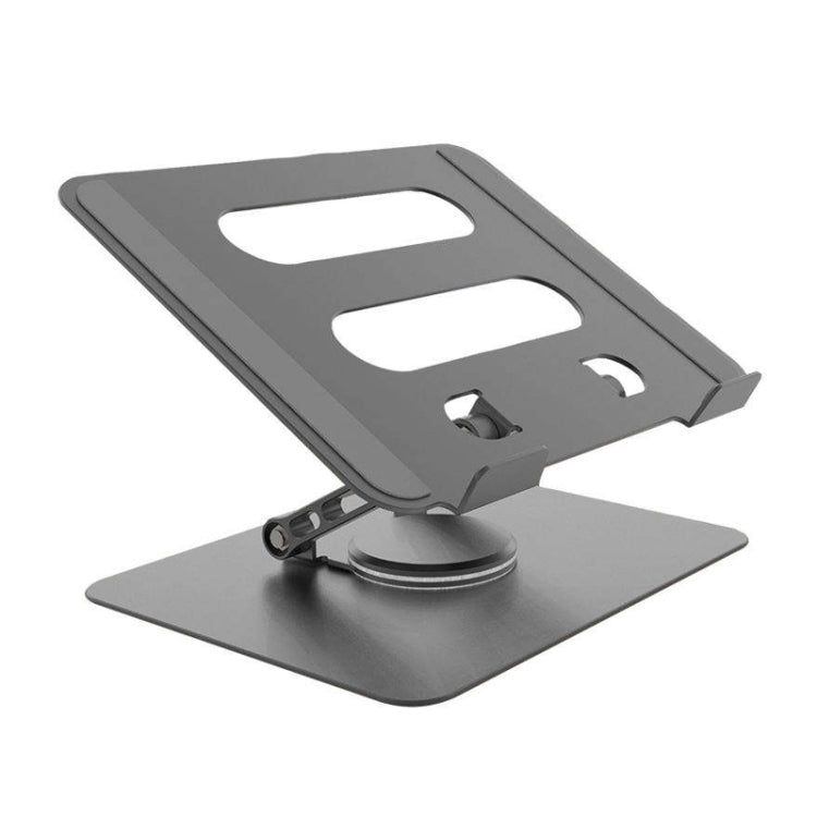 360-Degree Rotating Aluminum Laptop Cooling Stand - SP-086 (Gray)