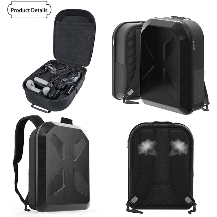 Waterproof Backpack for DJI FPV Drone (Black)