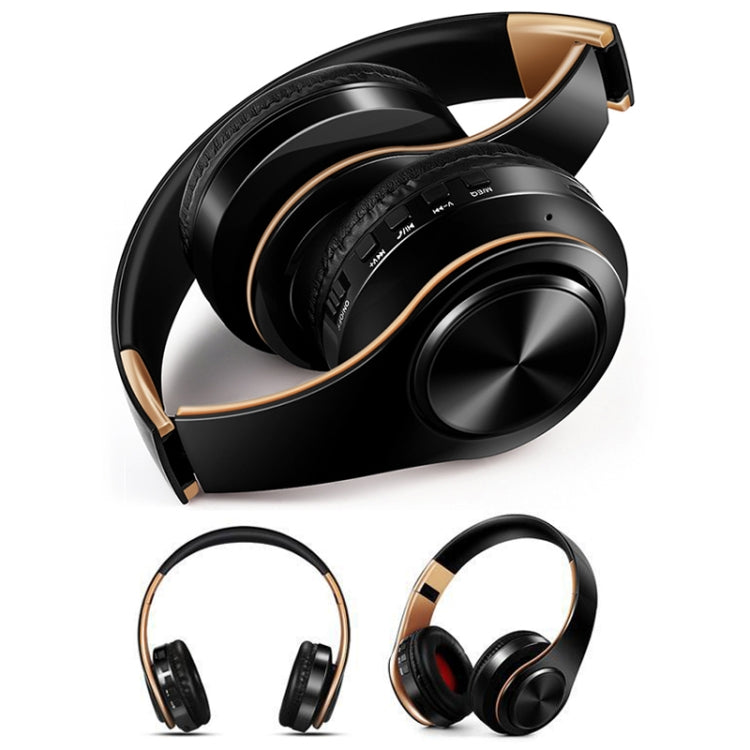LPT660 Bluetooth Wireless Headset HIFI Stereo Sports Headphones (Black and Green)